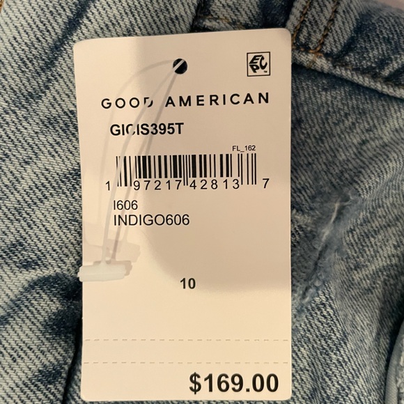 Good American straight icon stretch jeans 10 12 high rise - Picture 8 of 12